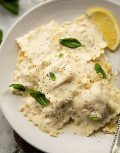Ravioli In Lemon Butter Sauce