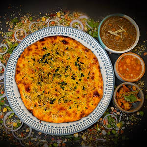 Whole Wheat Aloo Pyaz Kulcha