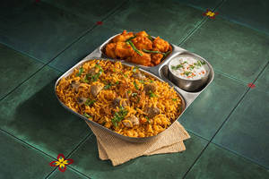 Mushroom Biryani Delight Combo