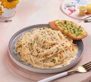 Garlic Parmesan Cream Spaghetti