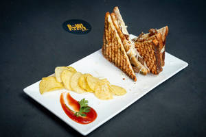 Mushroom Caramelised Onion Cheese Sandwich