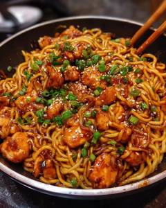 Chicken noodles