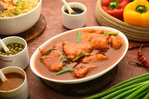 Fish In Red Wine Sauce