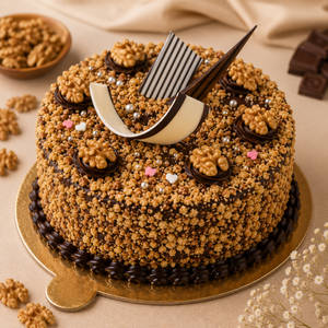 Walnut Truffle Cake