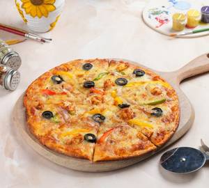 Smoky Cottage Cheese Pizza