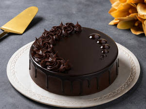 Velvety Chocolate Truffle Cake