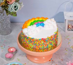 Eggless Rainbow Cake [500 Grams]