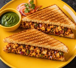 Paneer Bhurji Sandwich (Pure Bhurji)