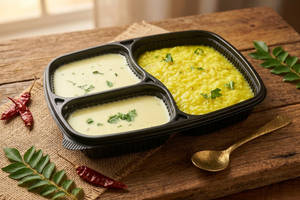 Moog Dal Khichdi / Kadi Meal