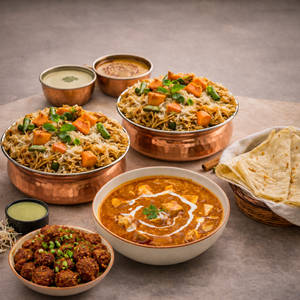 Veg Dum Biryani Family Pack (Serves 3-4)