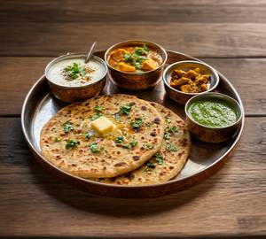 Hari Mirch Paratha Combo