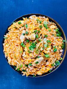 Burnt Chili & Garlic Rice with chicken