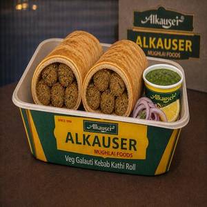 Veg Galauti Kathi Roll