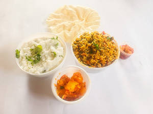Gongura Rice With Thayir Sadham Combo