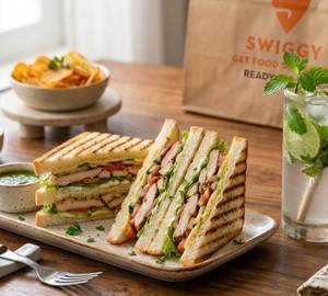 Any grilled sandwich and any mojito