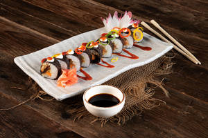 Shitake Mushroom Sushi Roll (9 Pieces)