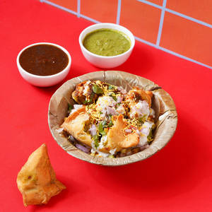 Samosa Chaat.