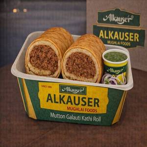 Mutton Galauti Kathi Roll