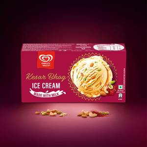 Kwality Wall's Kesar Bhog Ice cream Party Pack 700ml