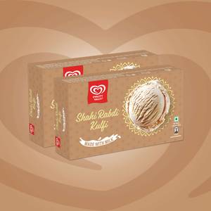 Kwality Wall's Rabdi Kulfi Party Pack (500ml x 2)