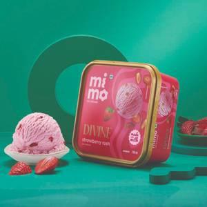 Strawberry Rush Divine Tub Ice Cream 750ml