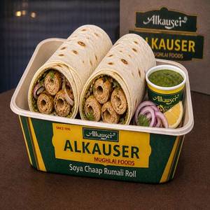 Soya Chaap Rumali Roll