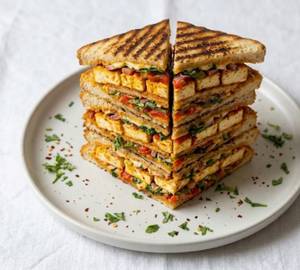 Paneer Peri Peri Grill Sandwich Triple