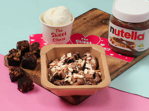 Nutty Nuttela Brownie