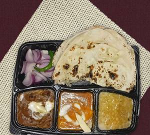 Dal Makhani+Sahi Paneer+2 Butter Nan+Rayta+Salad +Achar