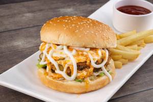 Veg Creamy Cheese Burger