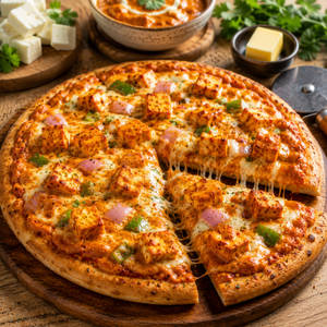BBQ Paneer Pizza