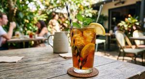Ice tea lemon