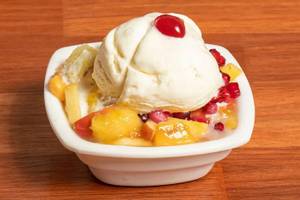 Fruit Salad With Ice Cream