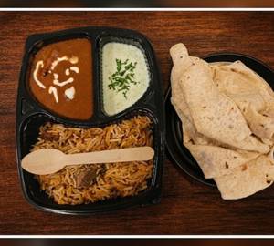 Chaap Butter Masala + Soya Chaap Biryani +2 Rumali Roti