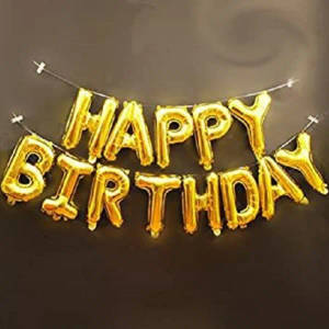 Happy Birthaday Foil Balloon