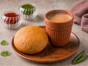 Kachori With Chai