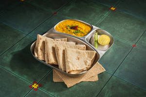Phulka Dal Tadka Comfort Meal