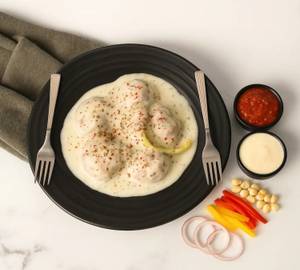 Chicken Creamy Pan Fried Momos