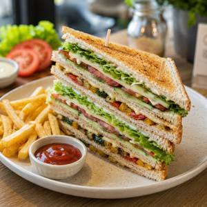 Veg Club Sandwich