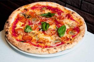 Pizza 7 - Chicken Pepperoni And Blue Cheese (12 Inch) (Del)
