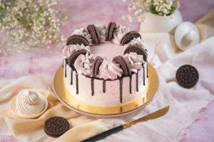 Oreo Eggless Cake