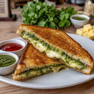 Cheese Chutney Grilled Sandwich