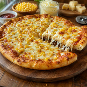 Cheese & Corn Pizza