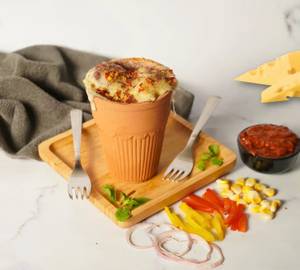 Veg Cheesy Kulhad Momo