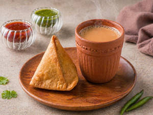 Samosa with Tea