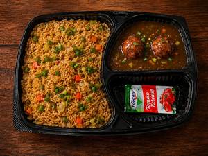 Veg Manchurian with Fried Rice