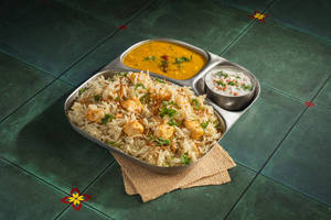 Paneer Pulao & Dal Fry Combo Meal