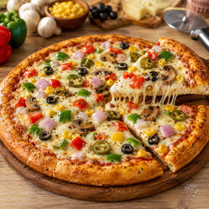 Deluxe Veggie Pizza