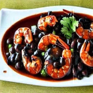 Prawns In Black Bean Sauce(dry)