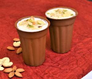 Special Fresh Fruit Kesar Lassi